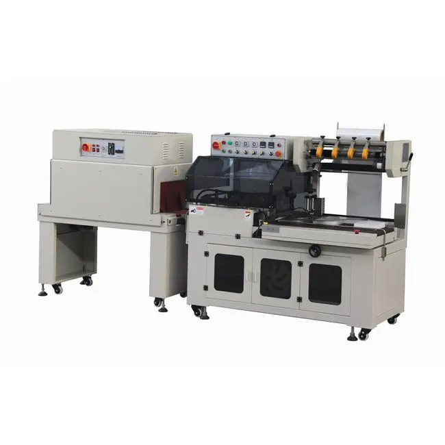 Máy quấn màng co thanh L tự động