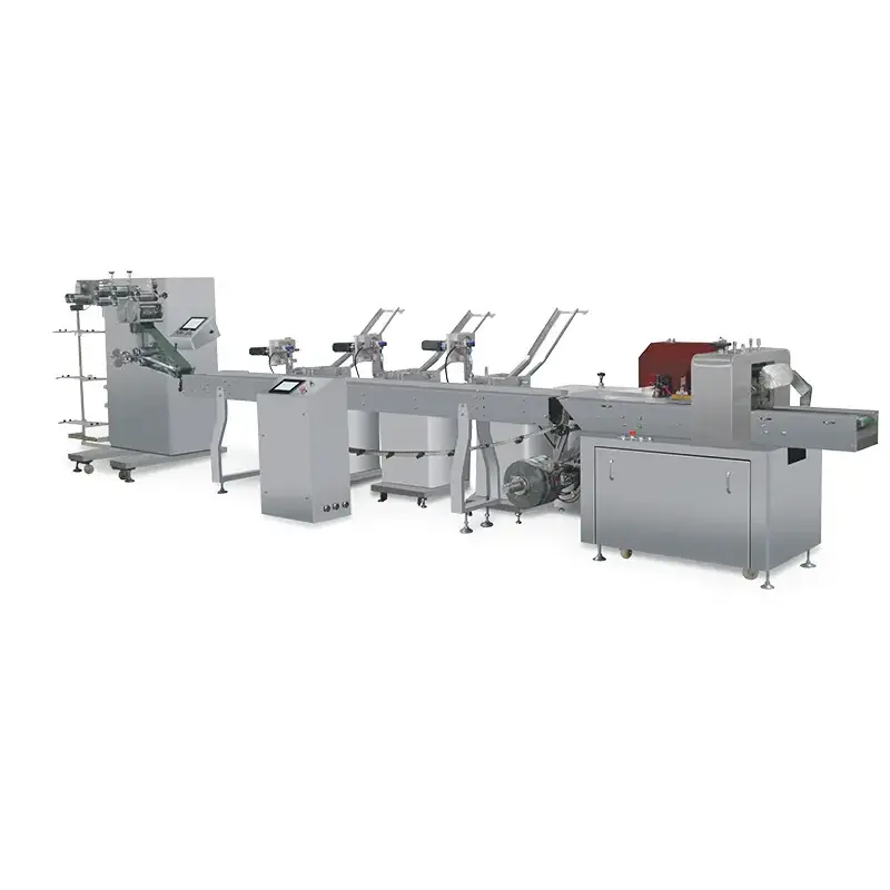 Máy đóng gói bộ đồ ăn và khăn giấy tự động